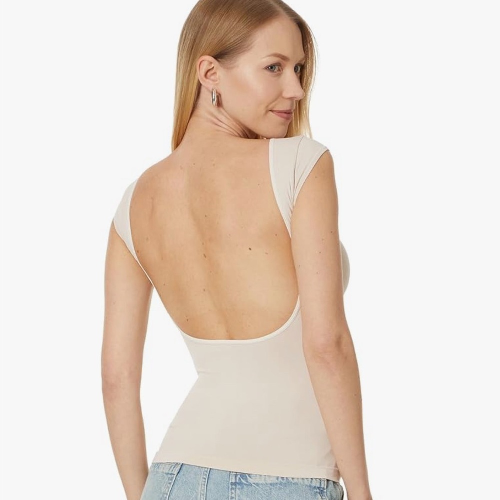 Free People Intimately Seamless Low Back Top NWOT Size M/L